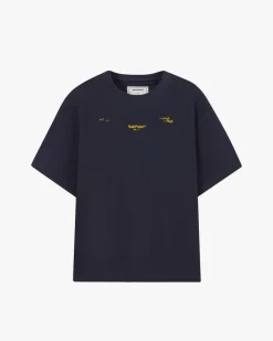 Nude Project Global Soon Tee Navy Hot