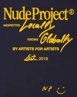 Nude Project Global Soon Tee Navy Hot