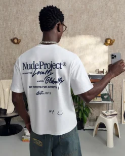 Nude Project Global Soon Tee White Outlet