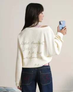 Nude Project Global Soon Waffle Polo Off-White Best