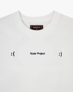 Nude Project God is a DJ Tee White Outlet