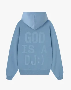 Nude Project God is a DJ Zip-Up Blue Hot