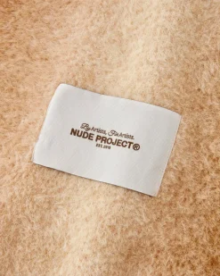 Nude Project Gradient Zip-Up Knit Hoodie Brown Clearance