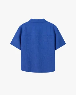 Nude Project Half Polo Blue Sale