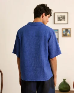 Nude Project Half Polo Blue Sale