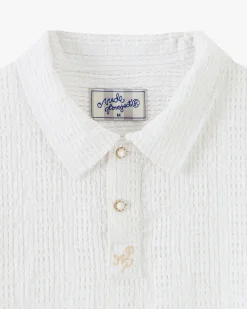 Nude Project Half Polo White Sale