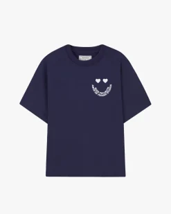 Nude Project Happy Tee Navy New