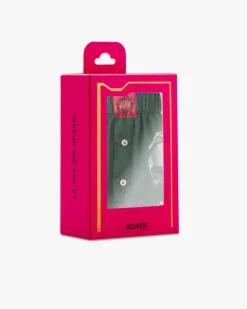 Nude Project Heart Boxer Green New