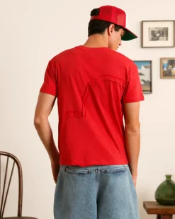 Nude Project Heart Slim Tee Red Clearance