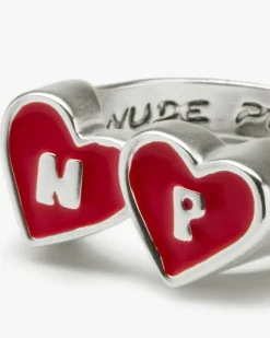 Nude Project Heart Stamp Ring Discount