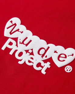 Nude Project Hearts Tee Red Discount