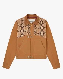 Nude Project Heavy Canvas Trucker Jacket Animalie Hot