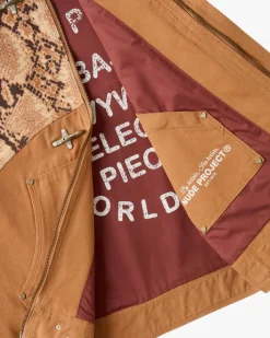 Nude Project Heavy Canvas Trucker Jacket Animalie Hot