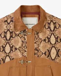 Nude Project Heavy Canvas Trucker Jacket Animalie Hot