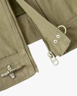 Nude Project Heavy Canvas Trucker Jacket Khaki Best