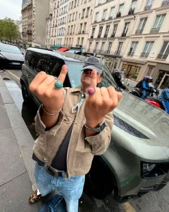 Nude Project Heavy Canvas Trucker Jacket Khaki Best