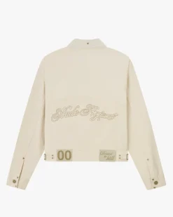 Nude Project Heavy Canvas Trucker Jacket Offwhite Sale