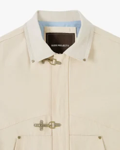 Nude Project Heavy Canvas Trucker Jacket Offwhite Sale