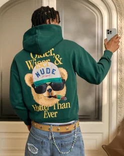 Nude Project Hot Hoodie Green Hot