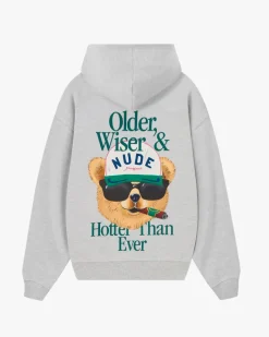 Nude Project Hot Hoodie Grey Melange New