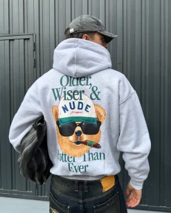 Nude Project Hot Hoodie Grey Melange New