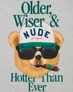 Nude Project Hot Hoodie Grey Melange New