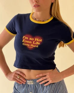 Nude Project Hot Top Navy Fashion