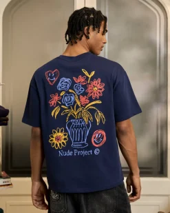 Nude Project Jarron Tee Navy Discount