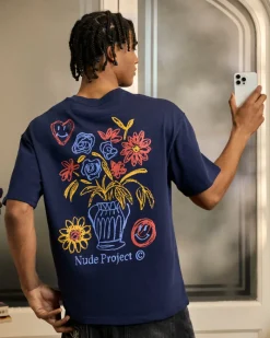 Nude Project Jarron Tee Navy Discount