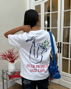 Nude Project Jazz Café Tee White Online