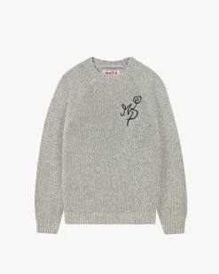 Nude Project Jonion Knit Sweater Grey Melange Online