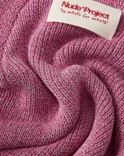 Nude Project Jonion Knit Sweater Pink Melange Online