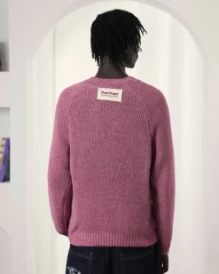 Nude Project Jonion Knit Sweater Pink Melange Online