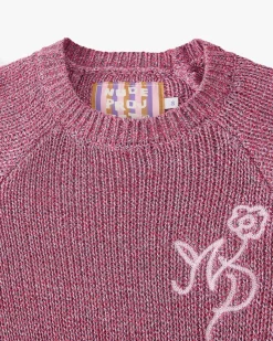 Nude Project Jonion Knit Sweater Pink Melange Online