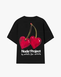 Nude Project Juicy Cherry Tee Black Discount