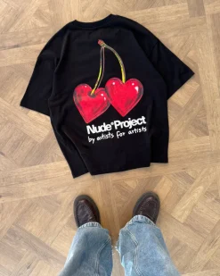 Nude Project Juicy Cherry Tee Black Discount