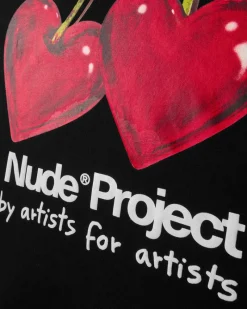 Nude Project Juicy Cherry Tee Black Discount