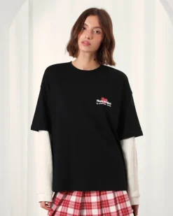 Nude Project Juicy Cherry Tee Black Discount