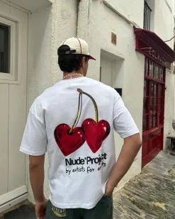 Nude Project Juicy Cherry Tee White Hot