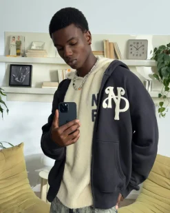 Nude Project Kill Bill Zip-Up Hoodie Ash Fashion