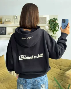 Nude Project Kill Bill Zip-Up Hoodie Ash Fashion