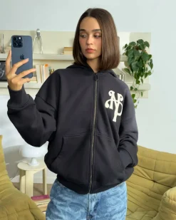 Nude Project Kill Bill Zip-Up Hoodie Ash Fashion