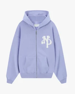 Nude Project Kill Bill Zip-Up Hoodie Blue Lilac Best