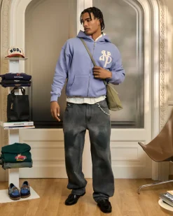 Nude Project Kill Bill Zip-Up Hoodie Blue Lilac Best