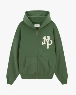 Nude Project Kill Bill Zip-Up Hoodie Green Hot