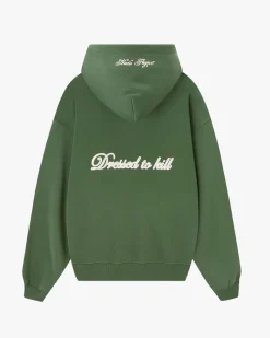 Nude Project Kill Bill Zip-Up Hoodie Green Hot