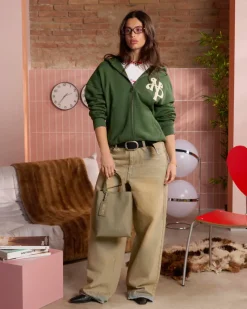 Nude Project Kill Bill Zip-Up Hoodie Green Hot