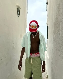 Nude Project Kimchi Resort Shirt Aqua Green Hot