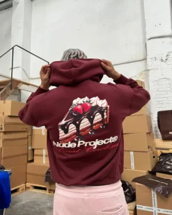 Nude Project La Tarte Hoodie Burgundy Hot