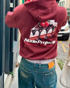 Nude Project La Tarte Hoodie Burgundy Hot